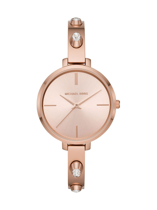 Michael Kors Jaryn Uhr mit Rose Gold Metallarmband