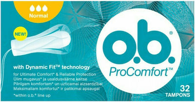 O.B. Ταμπόν Pro Comfort Normal για Κανονική Ροή 32τμχ