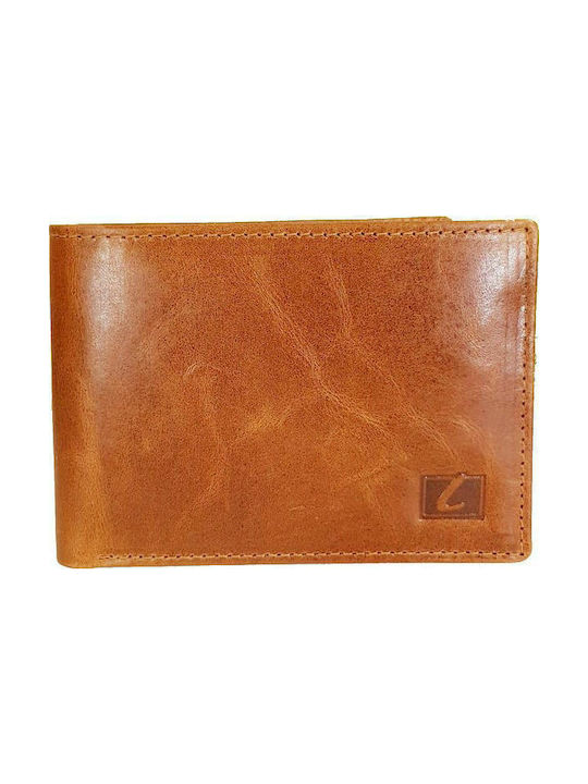 Lavor Men's Leather Wallet Tabac Brown