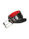 Hugo Boss Men's Leather Belt Black 50125066-001