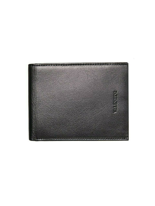 VALENTINI MEN'S LEATHER WALLET BLACK 306-261