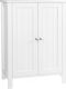 Vasagle Ντουλάπι Μπάνιου Bathroom Cabinet L60xD30xH80cm White