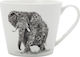 Maxwell & Williams African Elephant Tasse Keramik Weiß 450ml 1Stück