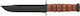 Ka-Bar Ka-Bar Survival Knife Black with Leather Sheath