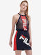Bobbi Women's Athletic Blouse Sleeveless Navy Blue