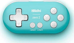 8Bitdo Zero 2 Ασύρματο Gamepad για Switch Τιρκουάζ