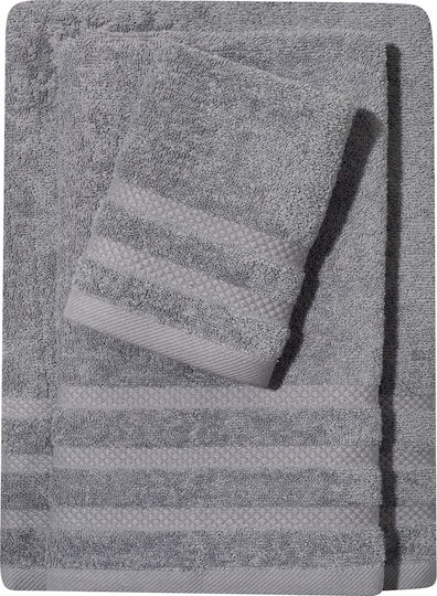 Das Home Facecloth 1233 50x90cm Gray Weight 500gr/m²