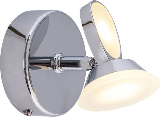 ARlight CA 407/1 Single LED Warm White Spot in Silver Color