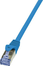 LogiLink Primeline S/FTP Cat.6a Ethernet Cable 1m Blue