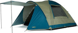 OZtrail Tasman 6V Dome Blue Igloo Camping Tent with Double Cloth 3 Seasons for 6 People 305x280x195cm