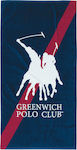 Greenwich Polo Club Πετσέτα Θαλάσσης 80x160 3513 Μπλε με Λογότυπο