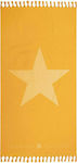 Greenwich Polo Club Star Beach Towel Pareo Orange with Fringes 170x90cm.