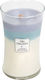 WoodWick Scented Candle Jar with Scent Calming Retreat Trilogy White 275gr 1pcs