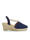 Ragazza Women's Suede Platform Shoes Navy Blue