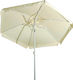 Campus Foldable Beach Umbrella Off-White Heavy-...