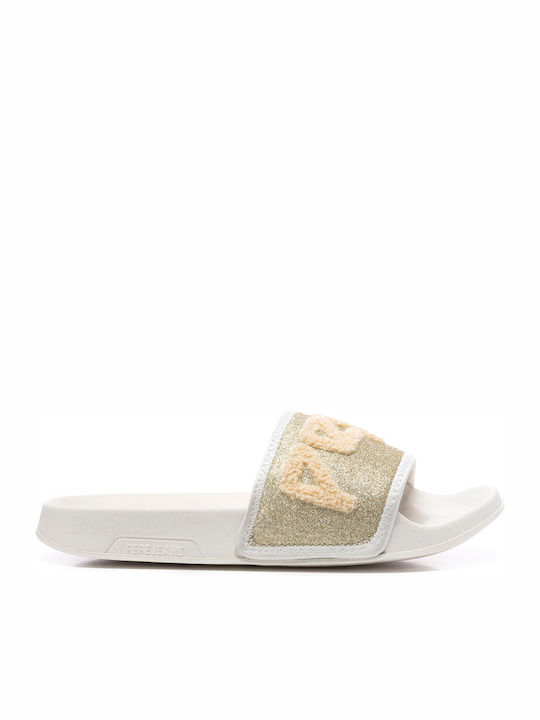 Pepe Jeans Women's Slides Gold