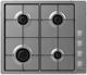 Candy Idea Gaskochfeld Autonom Edelstahl 56x48εκ. Silber