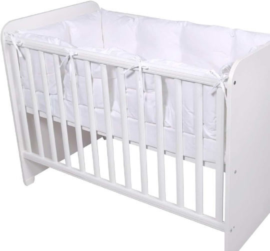 Lorelli Big Uni Crib Bumpers Classic Inside White 60x120cm