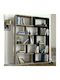 Bookcase Idra Brown 134x26x159cm