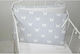Down Town Home Butterflies Crib Bumpers Classic Inside Light Blue 37x187cm