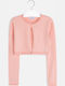 Kids Bolero Knitted Pink