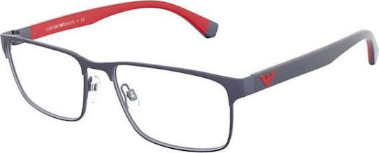 Emporio Armani Metal Eyeglass Frame Navy Blue EA1105 3092