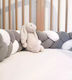 Tuttolina Bettumrandungen Geflochten Innerhalb Gray 15x210cm