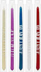 Easter Candle Round Dripping 40pcs (Random Color/Design Selection)