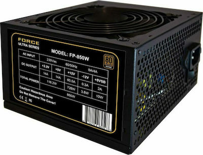 Supercase Ultra Force FP 850W Black Computer Power Supply Full Wired 80 Plus Bronze