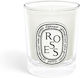 Diptyque Duftkerze Gefäß mit Duft Rosen Weiß 70gr 1Stück