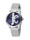 Just Cavalli Watch with Metal Bracelet Silver JC1L050M0075