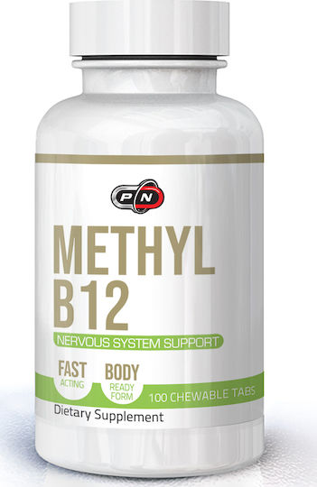 Pure Nutrition Витамин В12 за здравето на Нервната система 100mcg 100 жулими таблетки