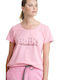 BodyTalk 1201-901928 Damen Sportlich T-shirt Rosa