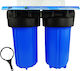 QWaterFilters WH1 Water Filtration System Double Central Supply / Under Sink Micron 1'' NW.0114