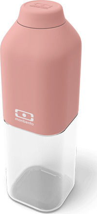 Monbento Positive M Bottiglia Grătare comerciale Plastic con tappo a vite Pink Flamingo 500ml