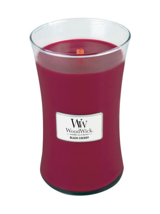 WoodWick Ароматна Свещ Black Cherry с Аромат на Черна череша 609.5гр 1бр