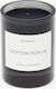 Byredo Scented Candle Jar with Scent Cotton Poplin Black 240gr 1pcs