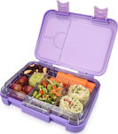 Navaris Πλαστικό Παιδικό Δοχείο Φαγητού Purple Μ23 x Π18 x Υ5cm