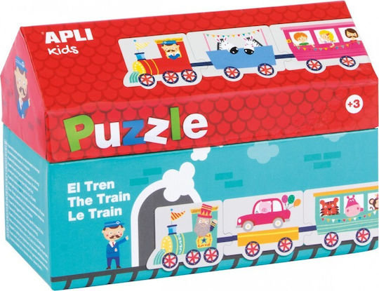 Παιδικό Puzzle Train House Box για 3+ Ετών 20pcs Apli Kids