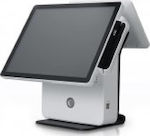 ICS All-In-One POS System Schreibtisch K-9000 mit Bildschirm 15" Weiß