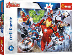 Παιδικό Puzzle Brave Avengers 200pcs για 7+ Ετών Trefl