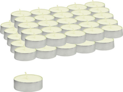 Tealights Beige (up to 4hrs Duration) 50pcs