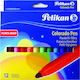 Pelikan Colorado Pen Drawing Markers 3mm Thick Set 12pcs