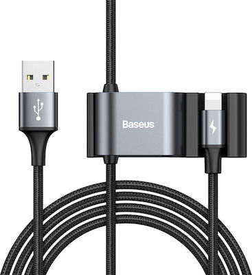 Baseus Special Data Geflochten USB-A zu Lightning Kabel Schwarz 1.5m (CALHZ-01)