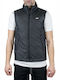 Body Action Men's Sleeveless Puffer Jacket Black