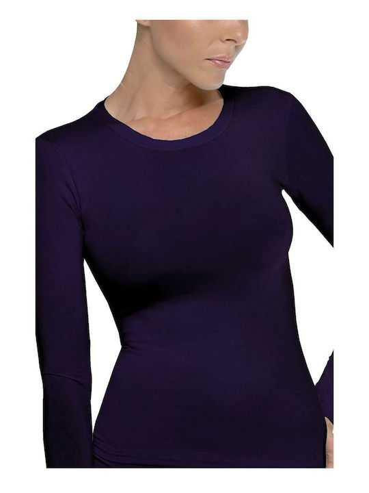Women's Long Sleeve T-Shirt Indigo