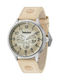 Timberland Watch Battery with Beige Leather Strap 15270JS-07