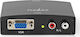 Nedis Convertor RCA / VGA feminin în HDMI feminin Gri (VCON3454AT)