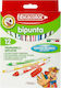 Fibracolor Bipunta Μαρκαδόροι Ζωγραφικής 2mm Λεπτοί, με Διπλή Μύτη, Πλενόμενοι Σετ 12 χρώματα