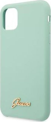 Guess Vintage Cover Silicone Back Cover Green (iPhone 11 Pro Max)